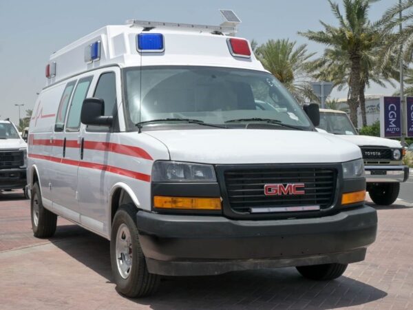 L'ambulance GMC Savana
