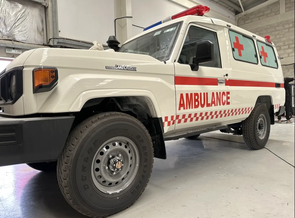 Toyota Land Cruiser ambulance manufacturing